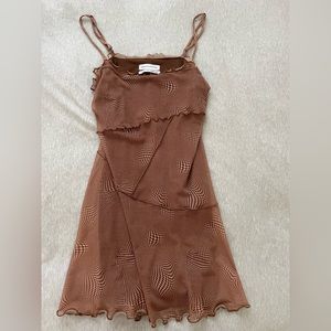 Urban outfitters brown dress